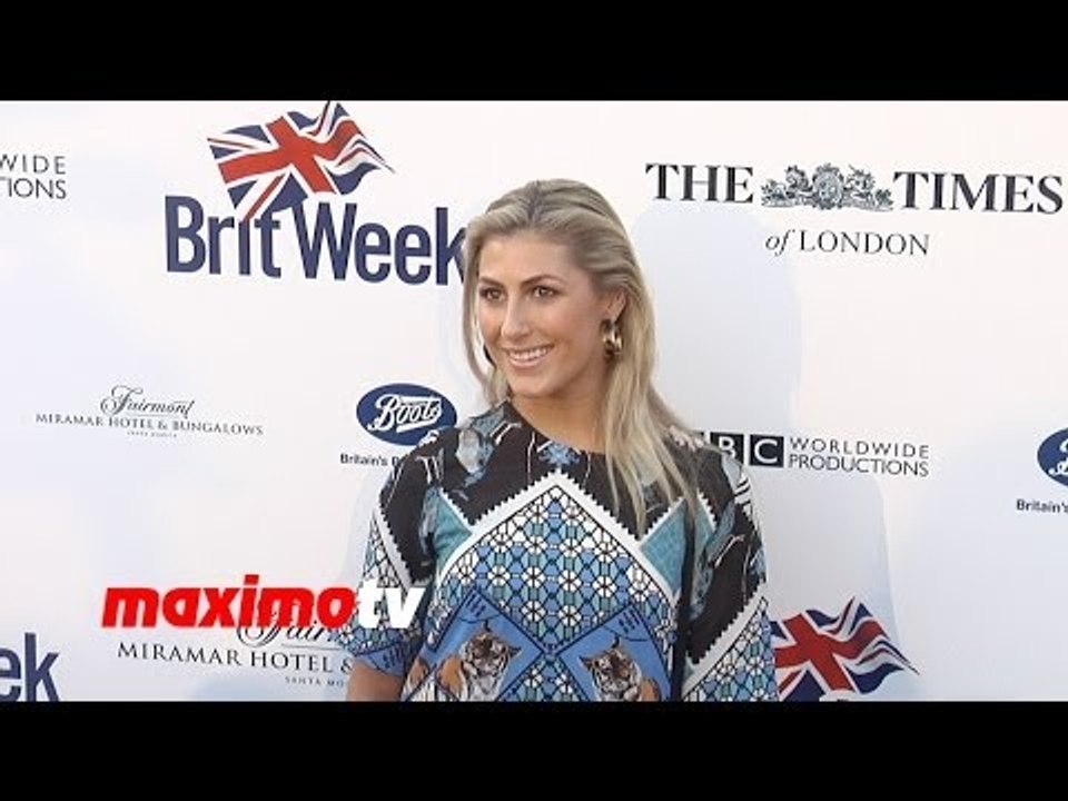 Emma Slater 8th Annual BritWeek Launch Party Red Carpet #DWTS