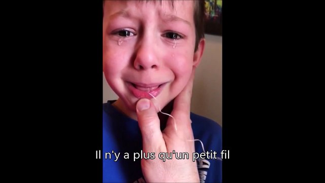 Arracher une dent en mode JEDI ... Bravo petit frere