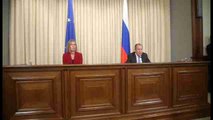 Mogherini rompe el hielo en las relaciones UE-Rusia con su visita a Moscú