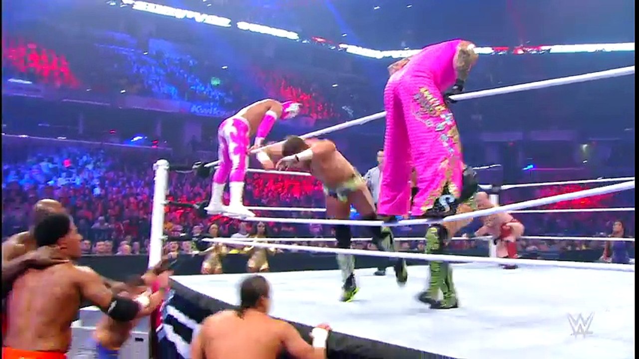 12 double suicide dives that obliterated tag teams- WWE Fury, April 23, 2017