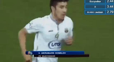 Akramjon Komilov Goal HD - FC Bunyodkor 1-0 Al Ahli Saudi 24.04.2017