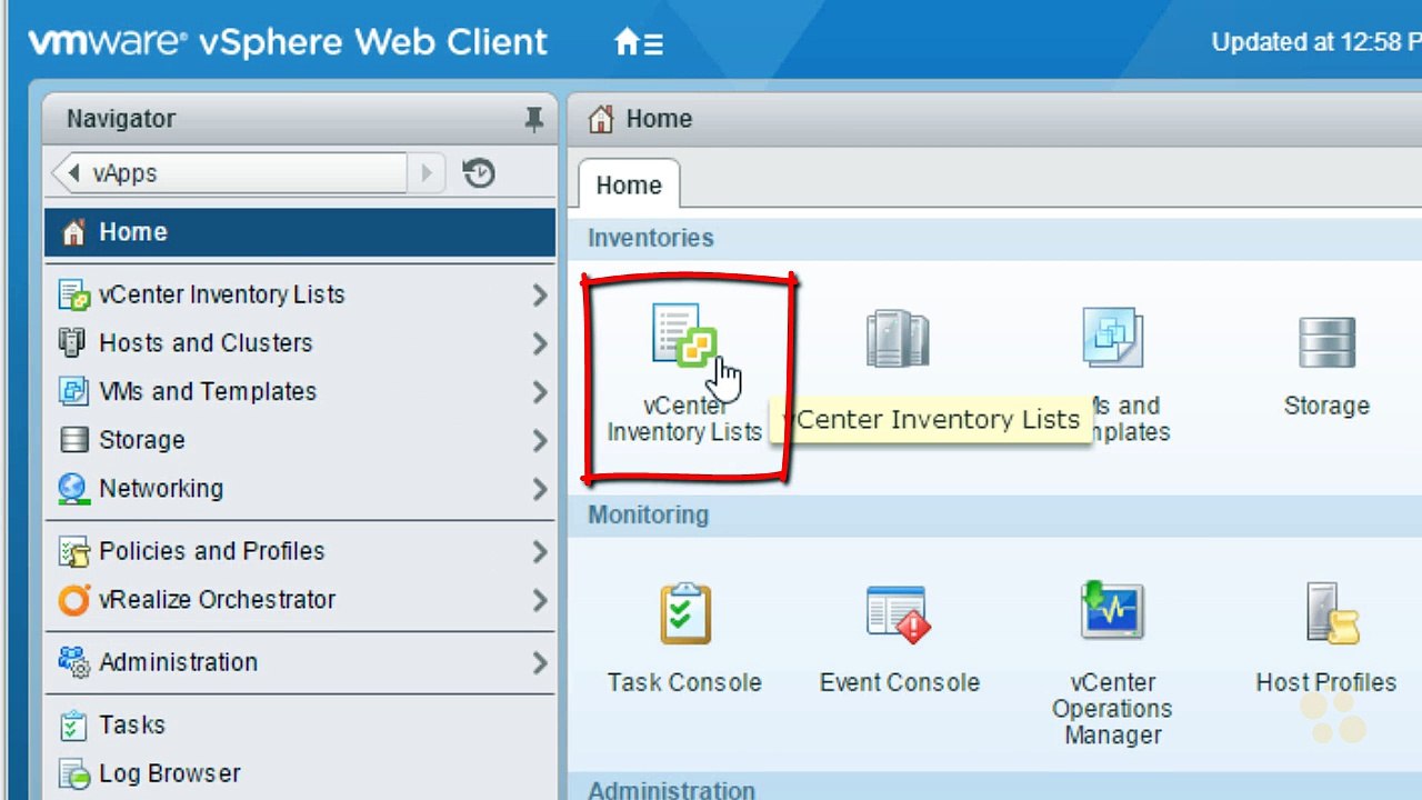 Using vApps VMware vSphere 6