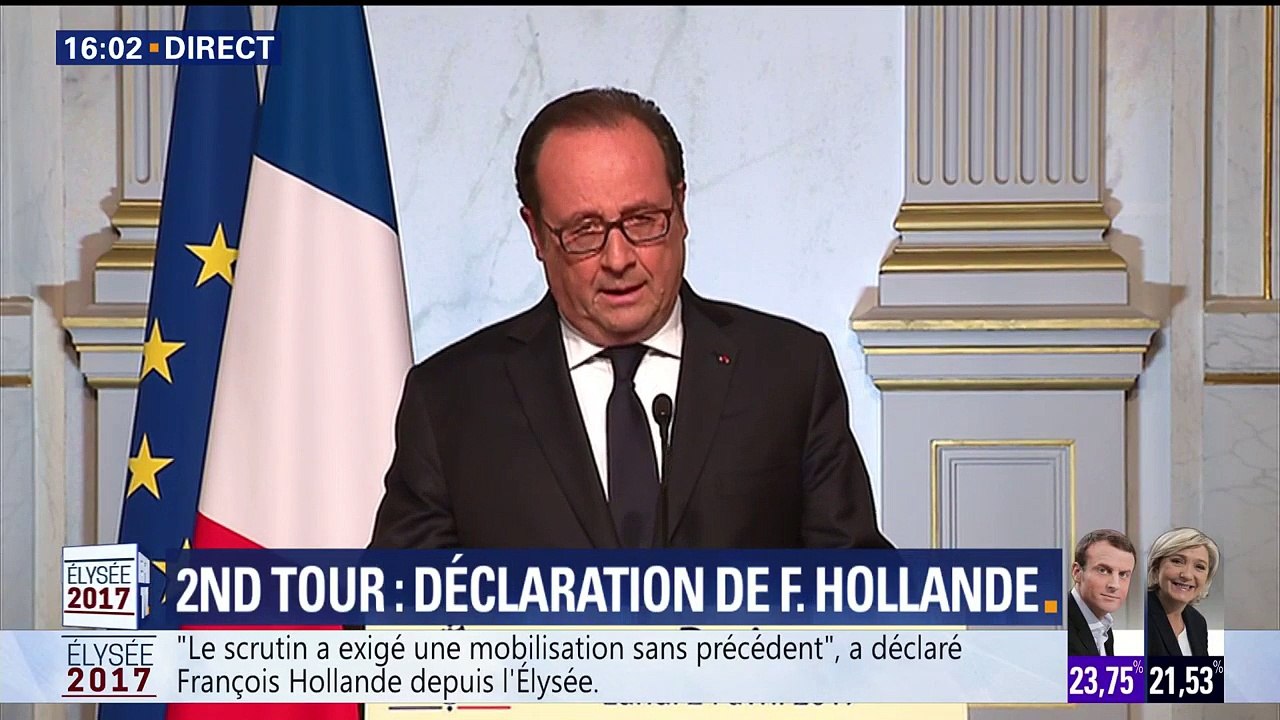 Hollande : "La présence de l’extrême droite fait courir un risque pour notre pays"
