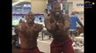 Chris Gayle, Dwayne Bravo’s top-less dance after West Indies’ win over India