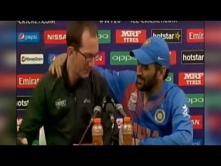 MS Dhoni's befitting reply to journalist post-match on his retirement question