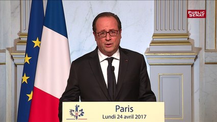 Déclaration de François Hollande : "« Pour ma part je choisirai Emmanuel Macron"