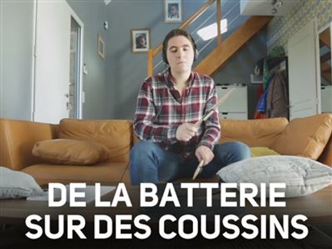 Jouer de la batterie... sans batterie !