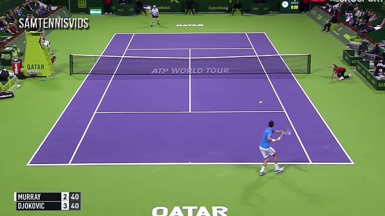 Andy Murray Vs Novak Djokovic - Qatar Open Doha 2017 Final_12