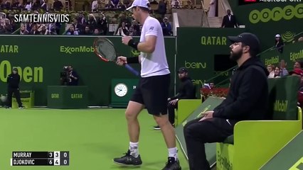 Andy Murray Vs Novak Djokovic - Qatar Open Doha 2017 Final_31