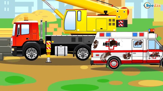 Big Trucks and Tractor new episode in the City | Construction Cartoon for children
