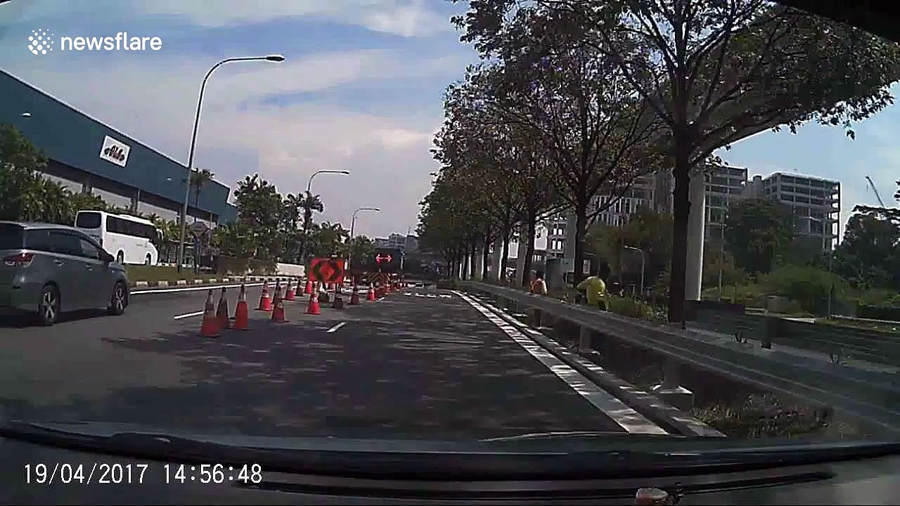 Driver miraculously survives horrific car crash