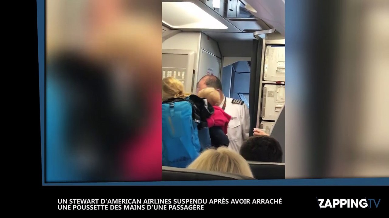 Un steward d'un avion violent avec une maman et son bébé (vidéo)
