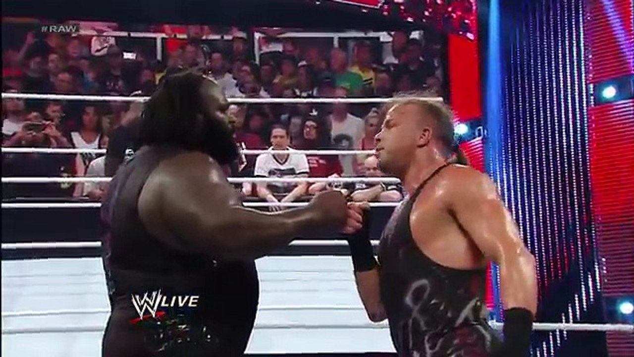 Big Show Saves Mark Henry & Rob Van Dam From The Shield WWE Raw 2013
