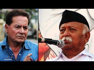 Скачать видео: Salim Khan joins Twitter, lauds Mohan Bhagwat, says 'Bharat Mata ki jai'