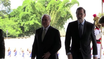Temer recebe primeiro-ministro da Espanha