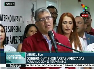 Preside vicepdte. del área Social de Vzla. reunión en hospital atacado