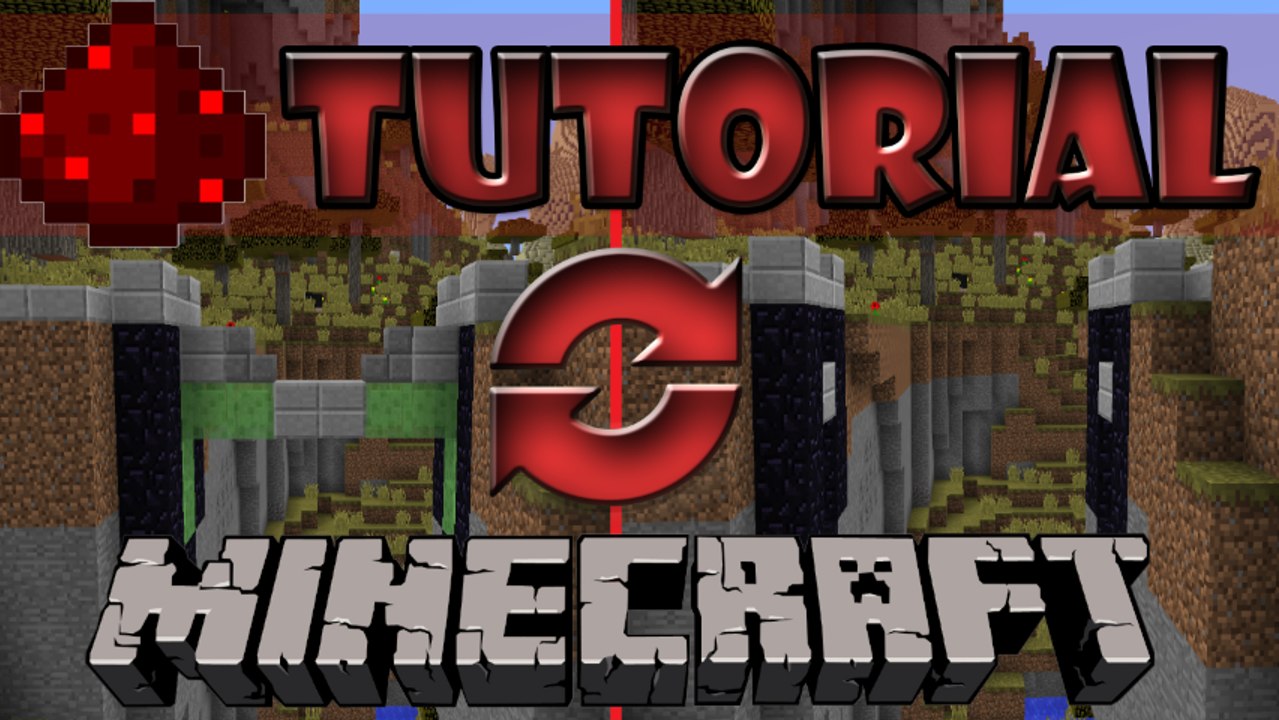 Minecraft Tutorial: Ponte que se abre e fecha (6 blocos de distância) (1.11)