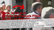 François Fillon, désormais  «militant de cœur», ne mènera  pas le «combat» des législatives