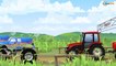 Traktor Animacje i inne - Bajki - Czerwony Traktorek Praca | Fairy tractors for Kids