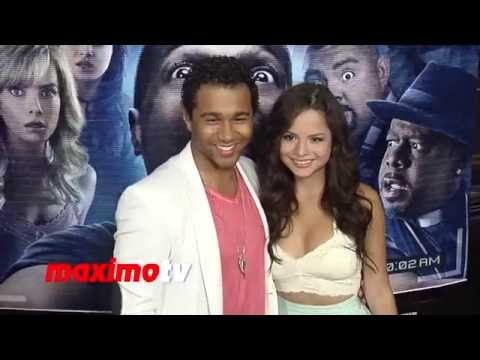 Corbin Bleu and Sasha Clements A Haunted House 2 World Premiere Arrivals