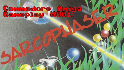 Commodore Amiga Gameplay #001: Sarcophaser (no death flight)