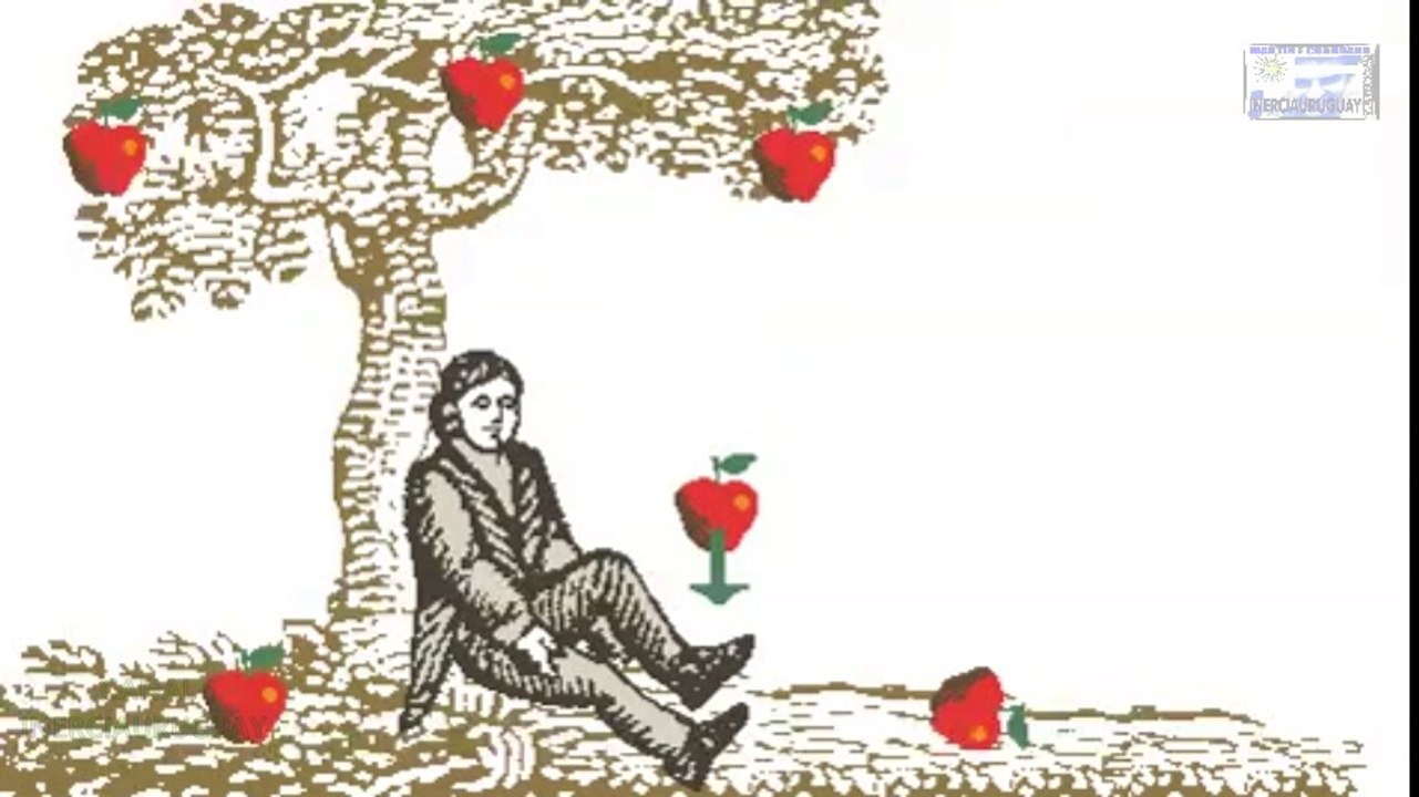 GRAVITACION GRAVEDAD ISAAC NEWTON ANIMACION
