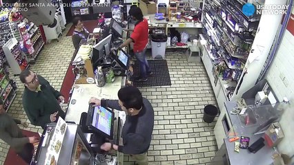 Sa carte bleue est refusée, il frappe le caissier