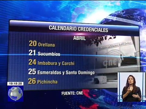 CNE inició con la entrega de credenciales a autoridades electas