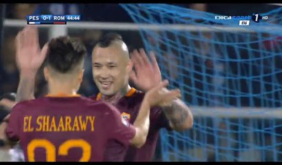 Radja Nainggolan Goal HD - Pescara 0-2 AS Roma - 24.04.2017