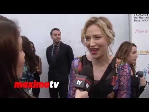 Beth Riesgraf INTERVIEW Youth for Human Rights International Celebrity Benefit Event