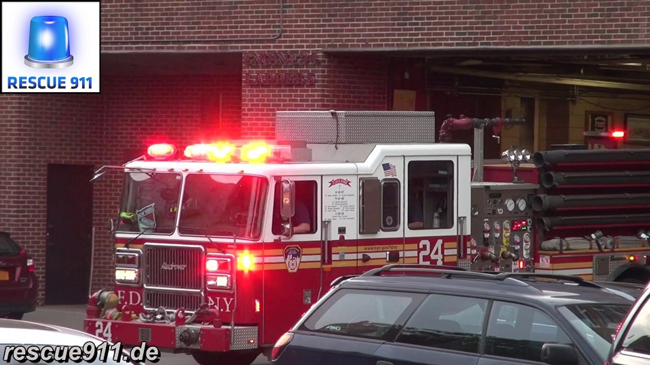 FDNY Engine 24 - Stuck in traffic