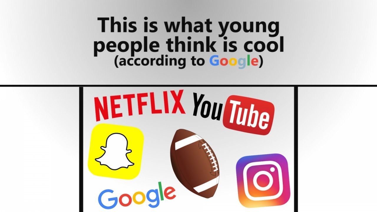 This is what millennials and Generation Z teens think is cool (according to Google)