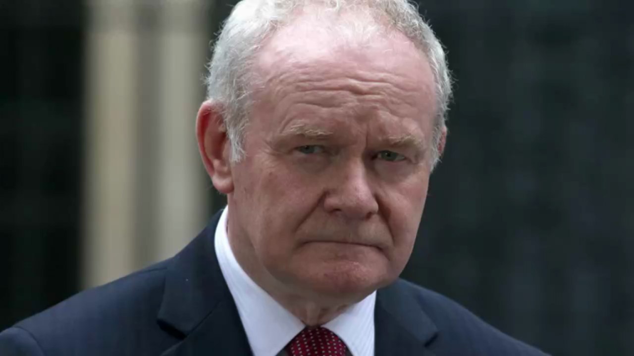 Politicians pay their respects to Sein Fein's Martin McGuinness