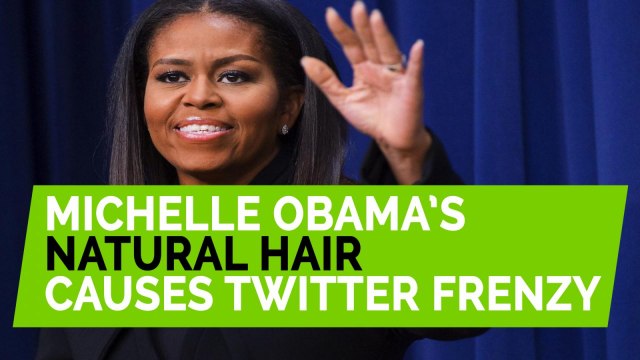 Michelle Obama S Natural Hair Causes Twitter Frenzy Video