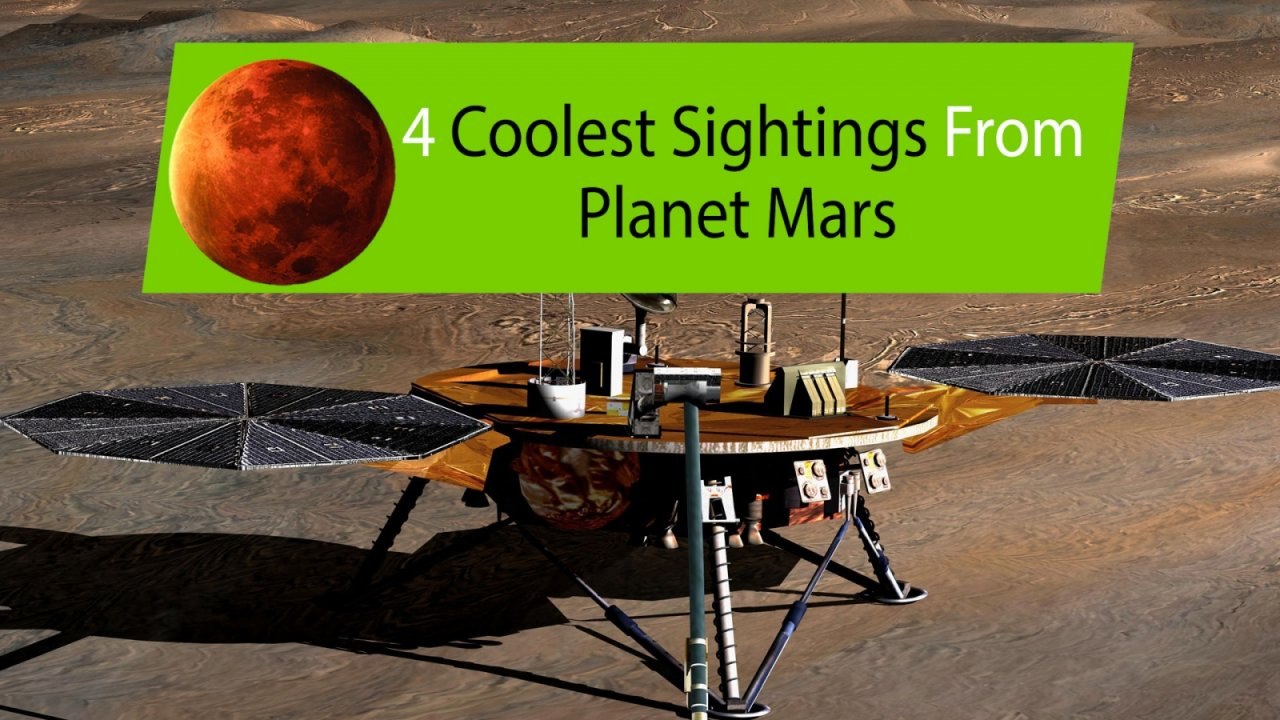 Four coolest sightings from the planet Mars