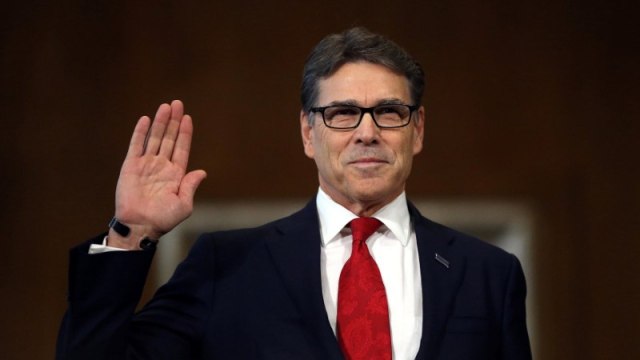 Senate confirms Rick Perry for Trump's cabinet as energy secretary