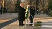 Donald Trump and Mike Pence participate in wreath-laying ceremony at Arlington National Cemetery