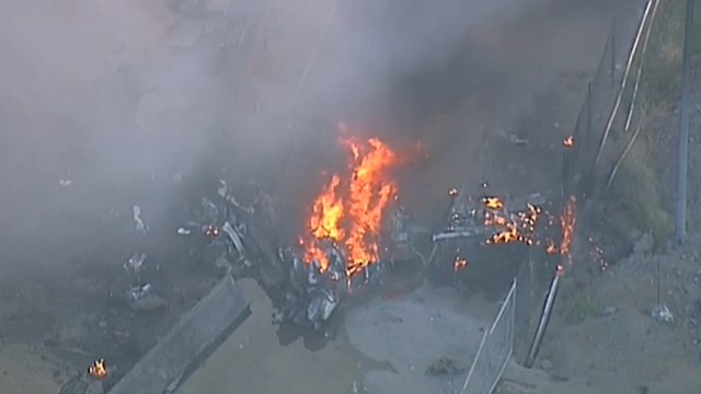 [HOLD} Five dead after plane crashes into Melbourne shopping centre