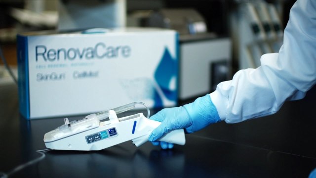 New 'spray-on skin' device uses patient's own stem cells to heal burns