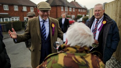 Ukip leader Paul Nuttall launches campaign in Stoke-on-Trent