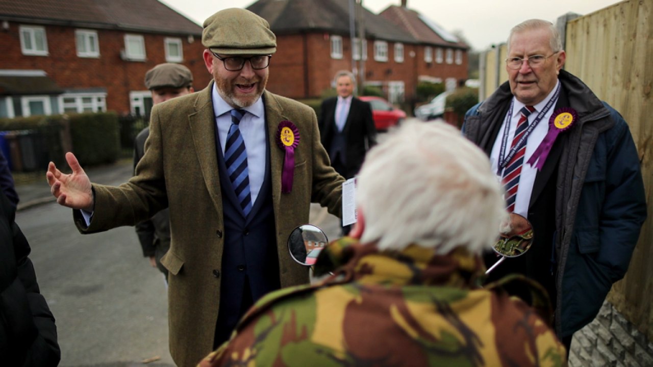 Ukip leader Paul Nuttall launches campaign in Stoke-on-Trent