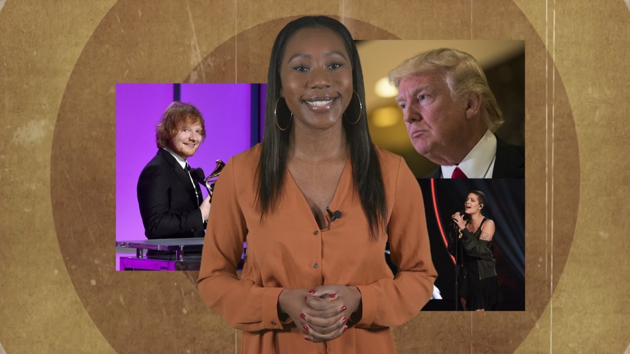 Music Minute: Ed Sheeran makes history, Trump inauguration line-up, 50 Shades Darker soundtrack