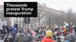 Thousands protest Donald Trump inauguration on streets of Washington DC