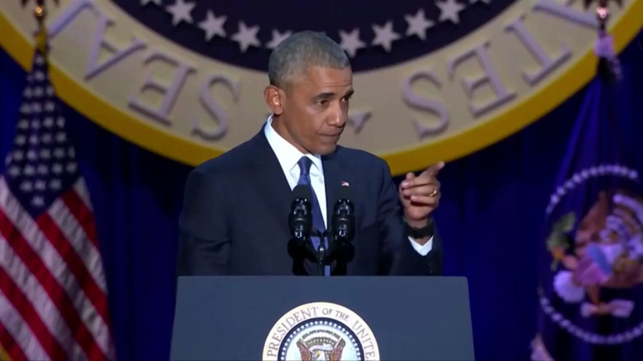 Barack Obama praises wife Michelle in emotional...