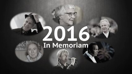 In memoriam: Celebrities who died in 2016