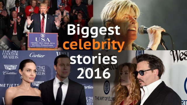 Biggest celebrity stories of 2016: Brangelina split, Donald Trump wins US election