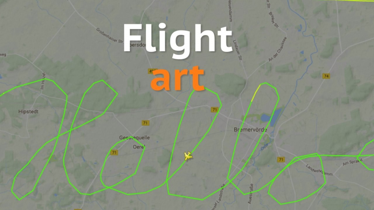 Pilots take sky writing to a whole new level wi...
