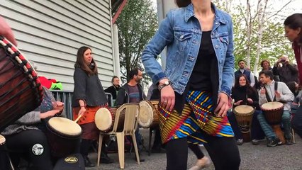 15 avril 2017. Fête de solidarité avec les migrants et réfugiés