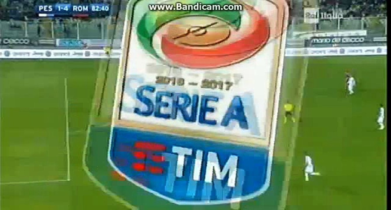 Benali goal | Pescara 1-4 Roma 24/04/2017