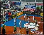 1996 Greek playoffs semi finals game 2 Panionios-Panathinaikos(highlights)